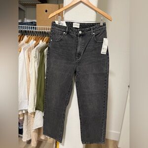 ABRAND Venice Cropped Straight Leg Jean